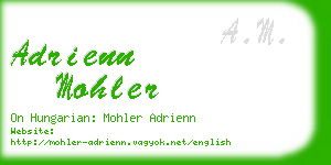adrienn mohler business card